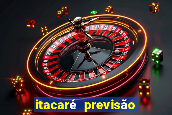 itacaré previsão do tempo