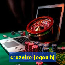 cruzeiro jogou hj