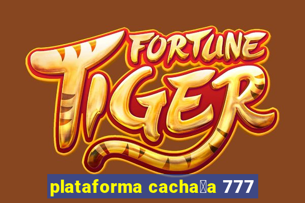 plataforma cacha莽a 777