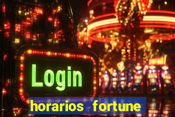 horarios fortune tiger madrugada