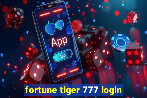 fortune tiger 777 login