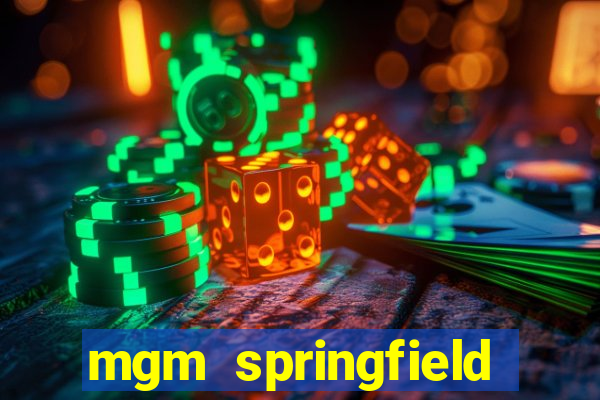 mgm springfield slot payout percentage