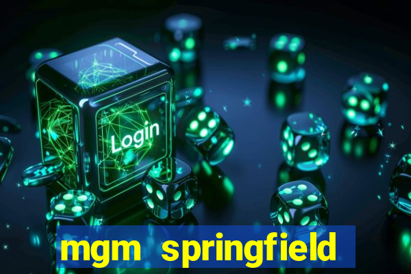 mgm springfield slot payout percentage