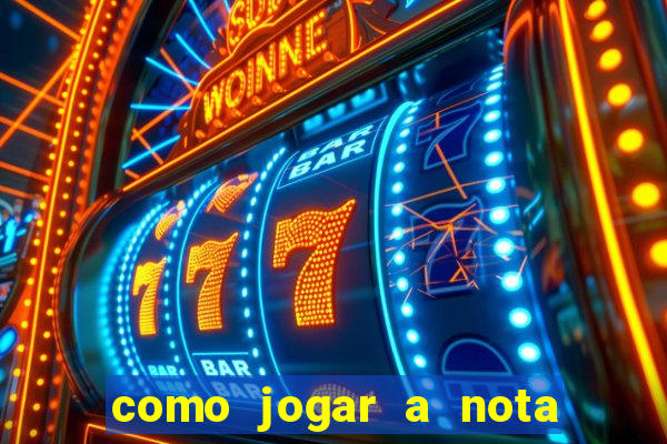 como jogar a nota do enem