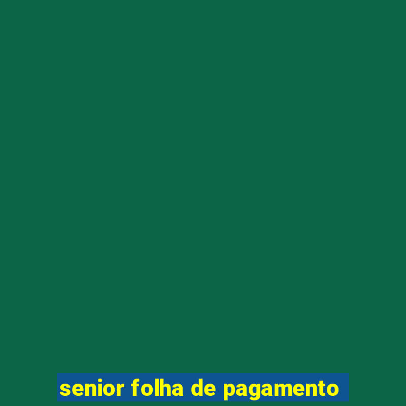 senior folha de pagamento