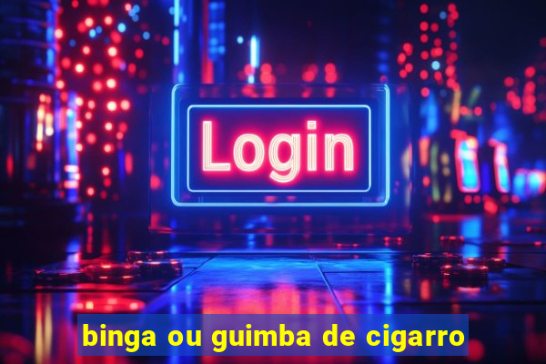 binga ou guimba de cigarro