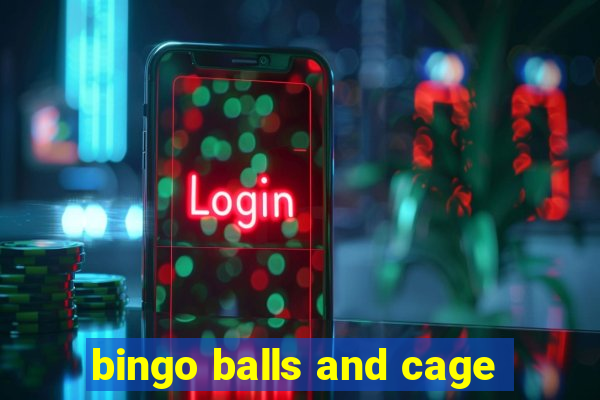 bingo balls and cage