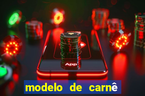 modelo de carnê de pagamento word