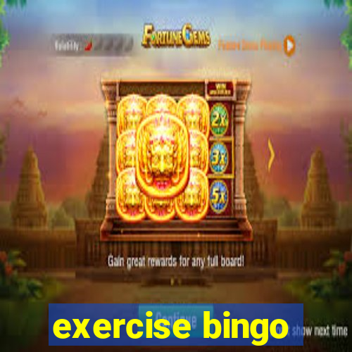 exercise bingo