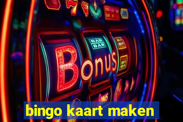 bingo kaart maken