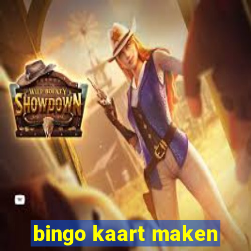 bingo kaart maken