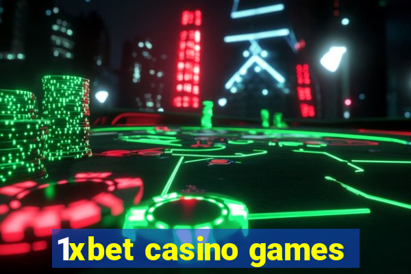 1xbet casino games