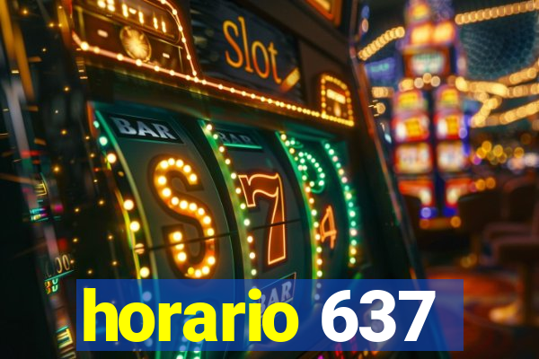 horario 637