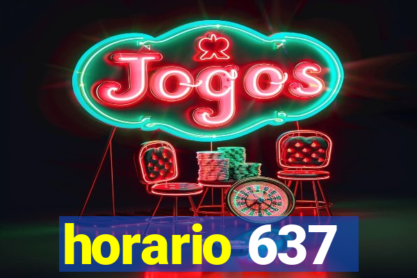 horario 637