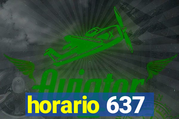 horario 637