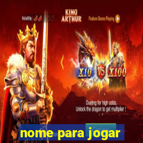 nome para jogar