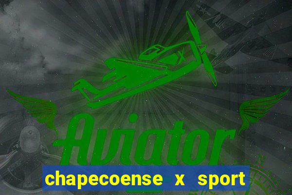 chapecoense x sport recife palpite