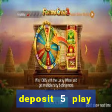 deposit 5 play with 30 bingo