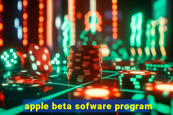 apple beta sofware program