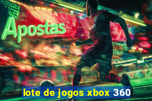 lote de jogos xbox 360