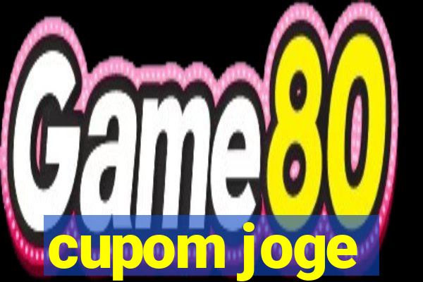 cupom joge