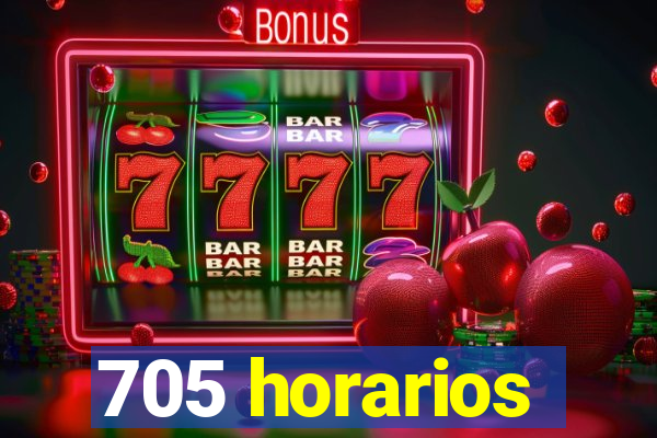 705 horarios