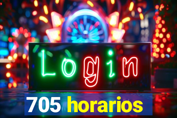 705 horarios