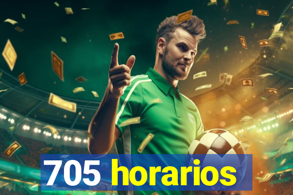 705 horarios