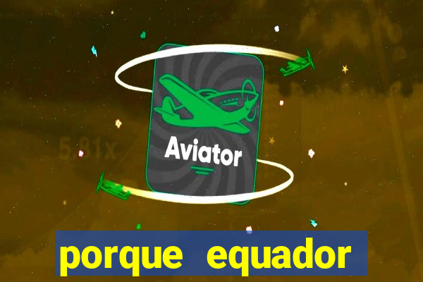 porque equador perdeu 3 pontos