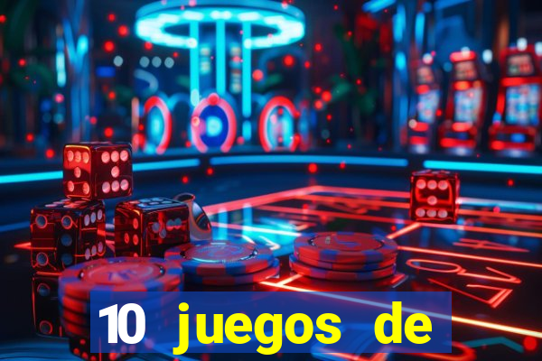 10 juegos de casino nombres