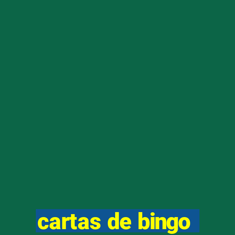 cartas de bingo