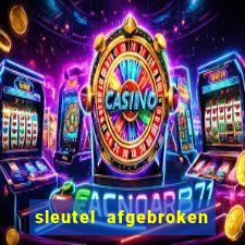 sleutel afgebroken in slot kast