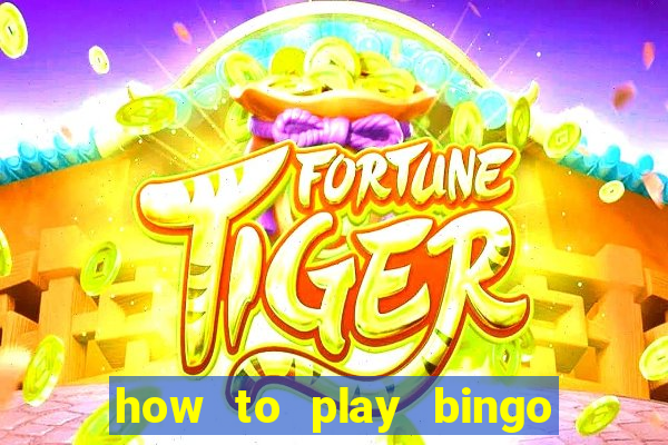 how to play bingo at home