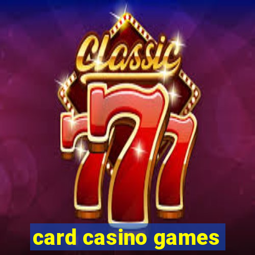 card casino games