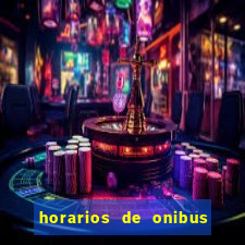 horarios de onibus cassino cidade nova