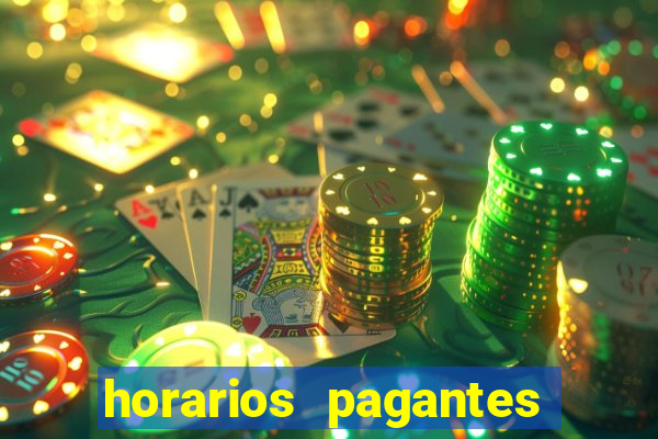 horarios pagantes fortune tiger