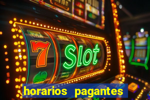 horarios pagantes fortune tiger