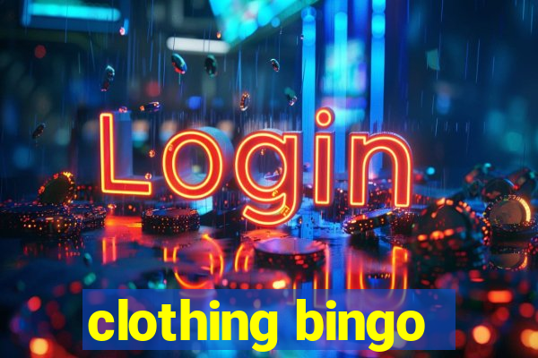 clothing bingo