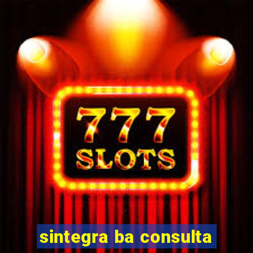 sintegra ba consulta