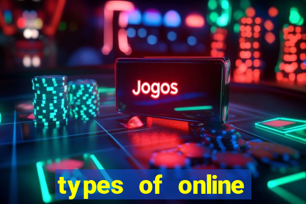 types of online casino games