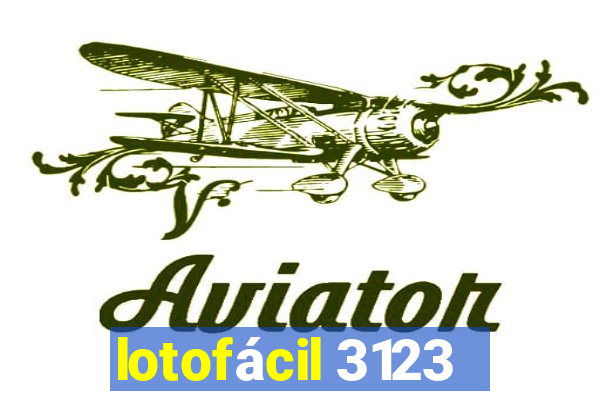 lotofácil 3123