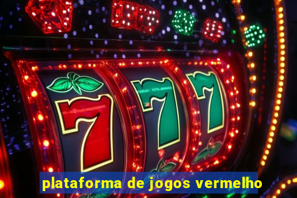 plataforma de jogos vermelho