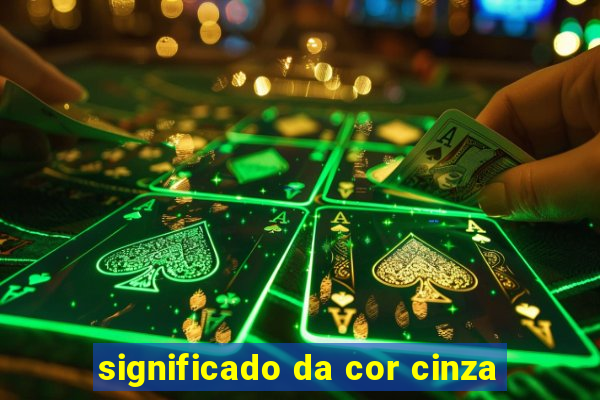 significado da cor cinza