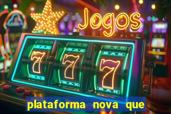 plataforma nova que da bonus no cadastro