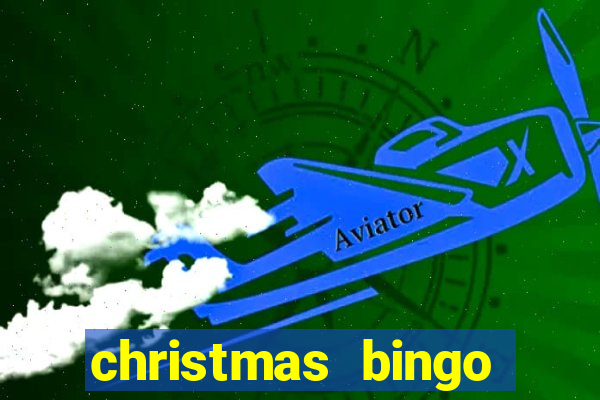 christmas bingo card generator