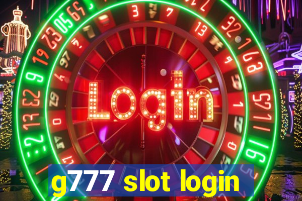 g777 slot login