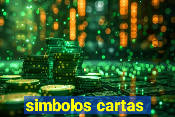 simbolos cartas