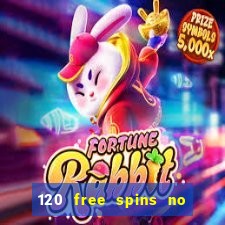 120 free spins no deposit casino usa players welcome