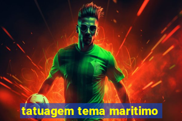 tatuagem tema maritimo