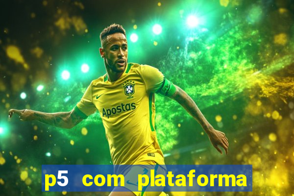 p5 com plataforma de jogos